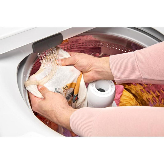 Whirlpool® 5.2 Cu. Ft. I.E.C. Top Load Agitator Washer with Built-In Faucet WTW5025SW