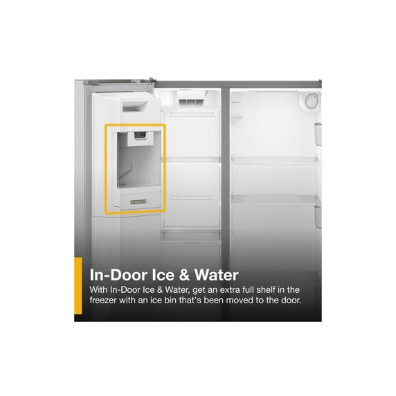 Whirlpool® 36-inch Full Depth Side-by-Side Refrigerator with TruCool™ System WRSF5536RZ