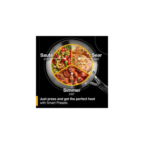 Whirlpool® 36" Intelligent Induction Cooktop with Temp Cook™ Technology and WipeClean™ Coating WCIT7536SB
