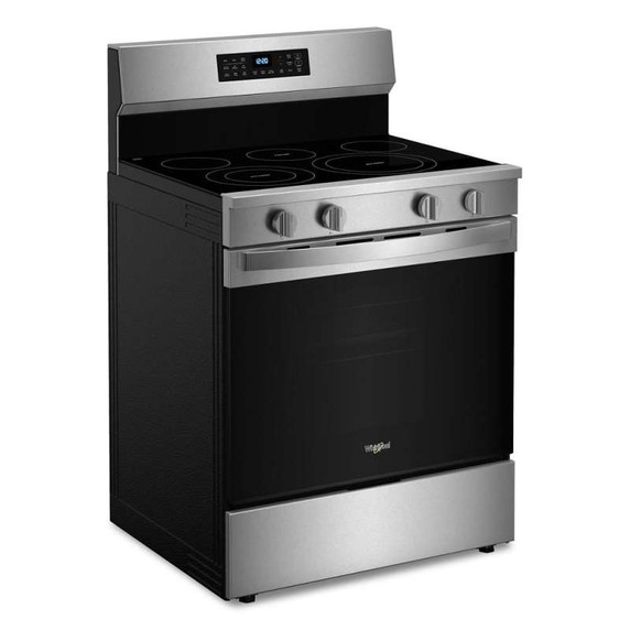 Whirlpool® 30-Inch Electric Range with Air Cooking Technology and No Preheat Air Fry YWFES7030SZ