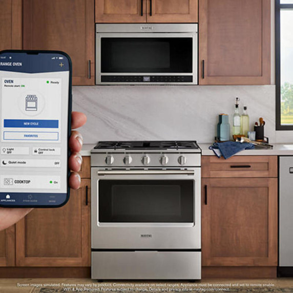 Maytag® 30-Inch Wide Slide-In Gas Range with Grill Mode and No Preheat Air Fry - 5.0 Cu. Ft. MSGS7030SZ