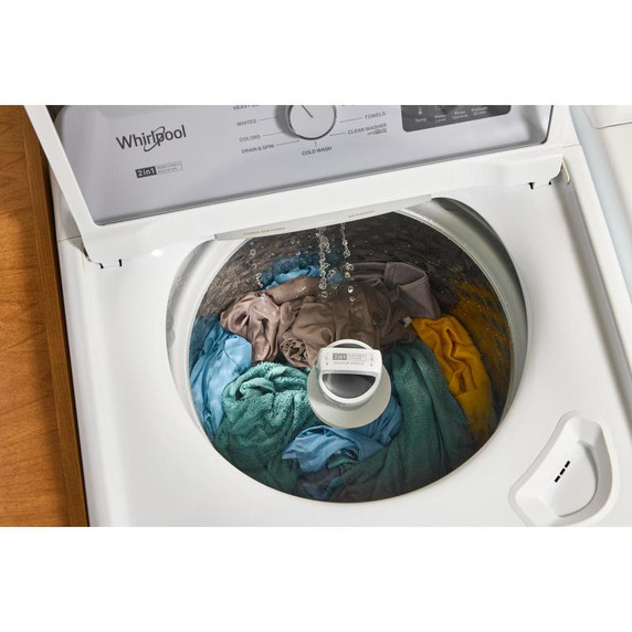 4.8 - 4.9 Cu. Ft. I.E.C. Whirlpool® Top Load Washer with 2-in-1 Removable Agitator. WTW4107SW