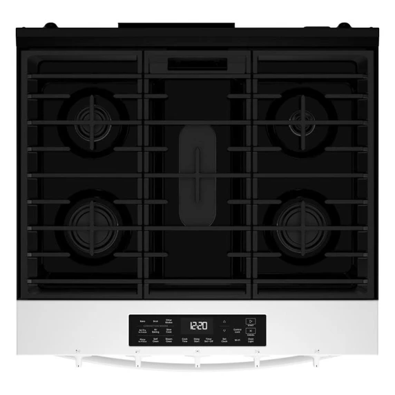 Whirlpool® 30-inch Gas Range with Air Cooking Technology WSGS5030SW