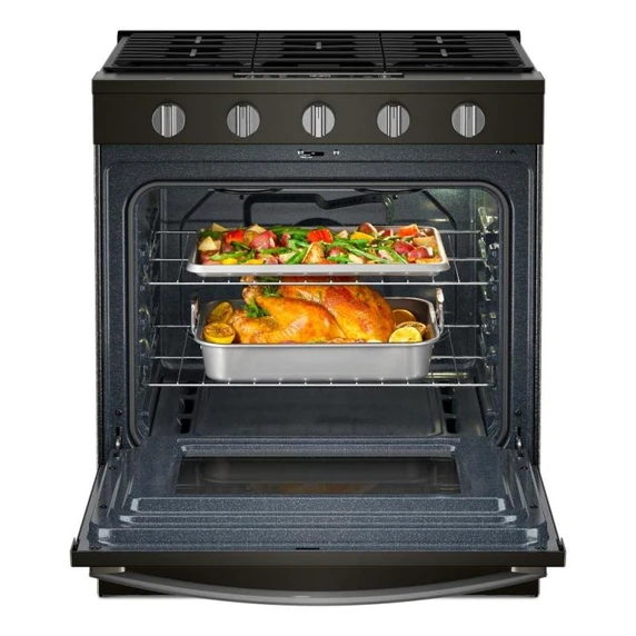 Whirlpool® 30-inch Gas Range with Air Cooking Technology WSGS5030SV