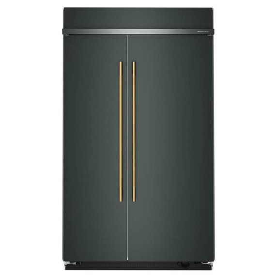 Kitchenaid® 30 Cu. Ft. 48" Built-In Side-by-Side Refrigerator with Platinum Interior KBSN748SJP