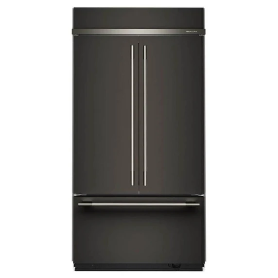 Kitchenaid® 24.2 Cu. Ft. 42" Built-In French Door Bottom Mount Refrigerator with Platinum Interior KBFN542SBE