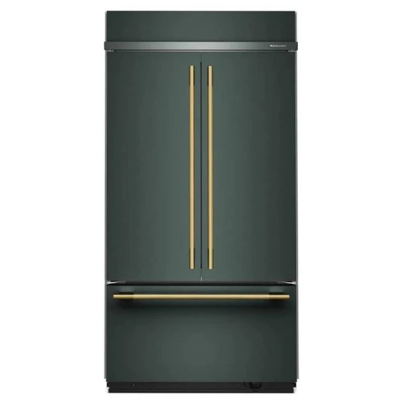 Kitchenaid® 24.2 Cu. Ft. 42" Built-In French Door Bottom Mount Refrigerator with Platinum Interior KBFN542SJP