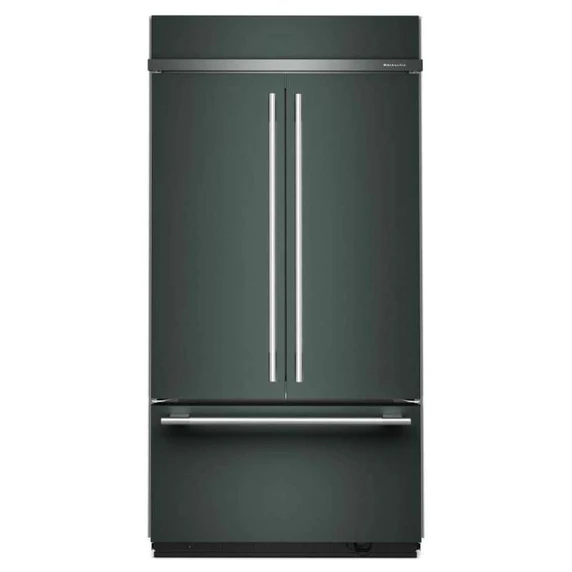 Kitchenaid® 24.2 Cu. Ft. 42" Built-In French Door Bottom Mount Refrigerator with Platinum Interior KBFN542SJP