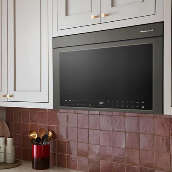 Kitchenaid® Multifunction Over-the-Range Microwave Oven with Flush Built-In Design YKMMF530PBE