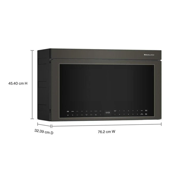 Kitchenaid® Multifunction Over-the-Range Microwave Oven with Infrared Sensor Modes YKMMF730PBE