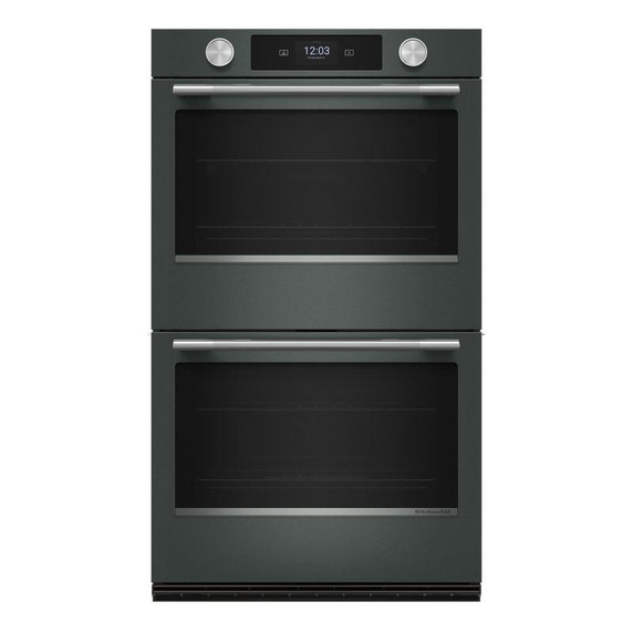 Kitchenaid® 30-inch Smart Electric Double Wall Oven with Assisted Cooking Modes - Juniper KOED730SJP