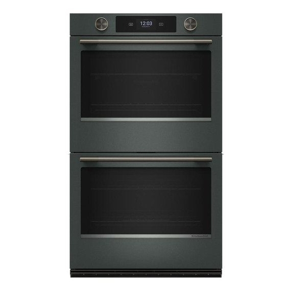 Kitchenaid® 30-inch Smart Electric Double Wall Oven with Assisted Cooking Modes - Juniper KOED730SJP