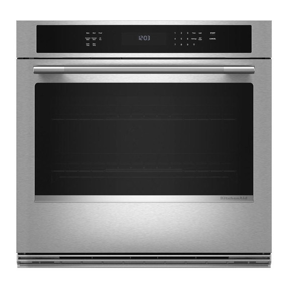 Kitchenaid® 30-inch Electric Combo Wall Oven with No Preheat Air Fry Mode - PrintShield™ Finish KOES530SPS
