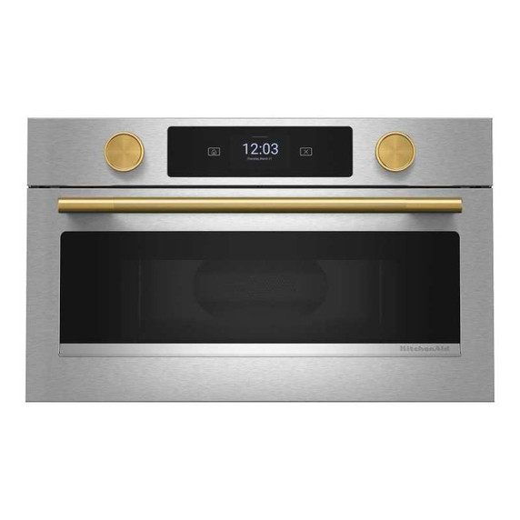 Brass Handle and Knob Hardware Accessory Kit for KitchenAid® 30" Single Wall Oven or Built-in Microwave W11774414