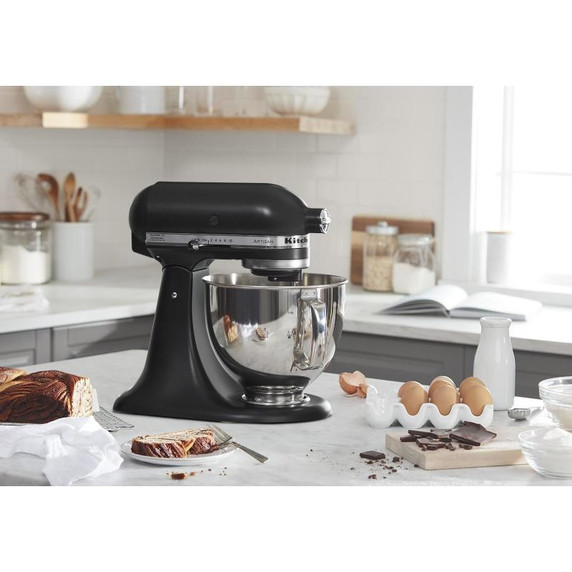Kitchenaid® Artisan® Series 5 Quart Tilt-Head Stand Mixer KSM150PSBM