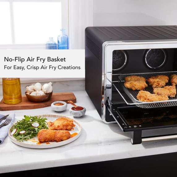 Kitchenaid® Dual Convection Countertop Oven with Air Fry and Temperature Probe KCO224BM