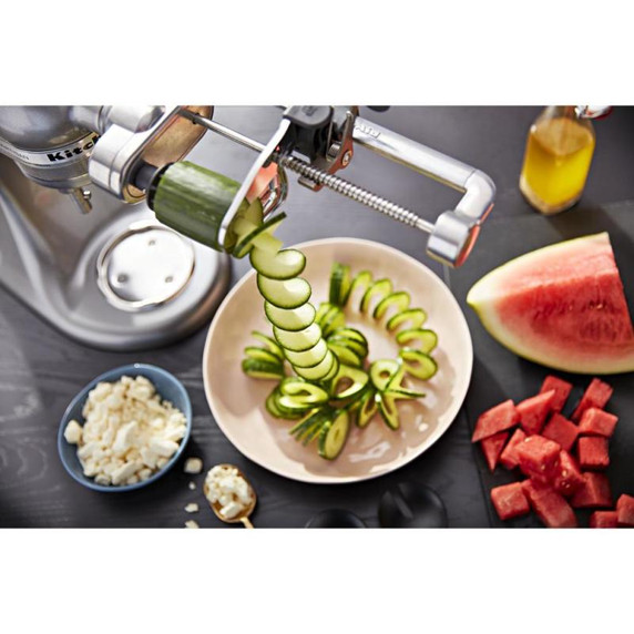 Kitchenaid® 7 Blade Spiralizer Plus with Peel, Core and Slice KSM2APC