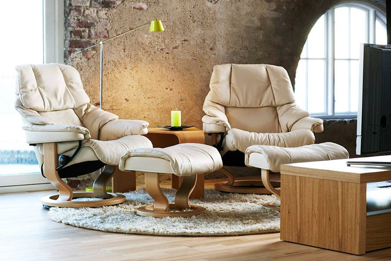 The Stressless Reno Classic Chair available at Ruckers Furniture ...