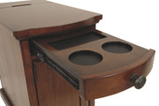 Laflorn - Medium Brown - Chair Side End Table