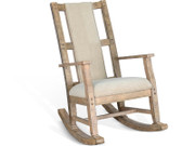 Rocking Chair with Cushion Seat & Back