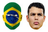 Brazil World Cup Face Mask Pack Thiago Silva
