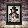 Personalised Signed Wrestling Celebrity Autograph print - The UndertakerFramed or Print Only