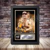 Personalised Signed Wrestling Celebrity Autograph print - John Cena Framed or Print Only