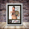 Personalised Signed Wrestling Celebrity Autograph print - CM Punk -A4 A3 A2 A1 - Framed or Print Only