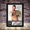 Personalised Signed Wrestling Celebrity Autograph print - CM Punk Framed or Print Only