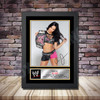 Personalised Signed Wrestling Celebrity Autograph print - AJ Lee -A4 A3 A2 A1 - Framed or Print Only