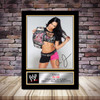 Personalised Signed Wrestling Celebrity Autograph print - AJ Lee Framed or Print Only