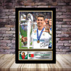 Personalised Signed Football Autograph print - Ronaldo Framed or Print Only