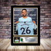 Personalised Signed Football Autograph print - Riyad Mahrez Framed or Print Only