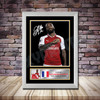 Personalised Signed Football Autograph print - Alexander Lacazette 2 Framed or Print Only