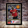 Personalised Signed Football Autograph print - Anthony Martial Framed or Print Only