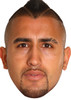 Arturo Vidal Chile Football Sensation Face Mask