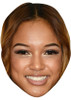 KARRUECHE TRAN JB - Model Fancy Dress Cardboard Celebrity Face Mask