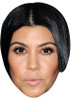 KOURTNEY KARDASHIAN JB - TV Star Fancy Dress Cardboard Celebrity Face Mask
