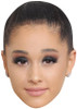 ARIANA GRANDE JB - Music Star Fancy Dress Cardboard Celebrity Face Mask