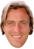 DAVID GINOLA JB - Footballer Fancy Dress Cardboard Celebrity Face Mask