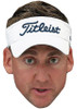IAN POULTER JB - Golf Fancy Dress Cardboard Celebrity Face Mask