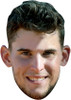 DOMINIC THIEM JB - Tennis Fancy Dress Cardboard Celebrity Face Mask