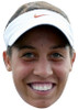 MADISON KEYS JB - Tennis Fancy Dress Cardboard Celebrity Face Mask