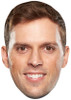 MIKE BRYAN JB - Tennis Fancy Dress Cardboard Celebrity Face Mask