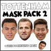 Tottenham Champions League Mask Pack 2 HARRY KANE, DELE ALI, SON HEUNG-MIN, AND FREE POCHETINO
