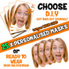 25 x PERSONALISED CUSTOM Hen Party Masks PHOTO DIY OR CUT PARTY FACE MASKS - Stag & Hen Party Facemasks