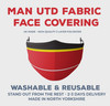 Inspired By Manchester United Football Colours Face Covering