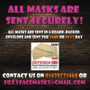 Bond Fancy Dress Face Mask 2021 Pack