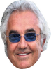 Flavio Briatore Formula1 Celebrity Face Mask - Fancy Dress Party Mask 2026
