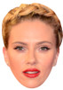 SCARLETT JOHANSSON 1 JB Actor Movie Tv celebrity face mask Fancy Dress Face Mask 2021